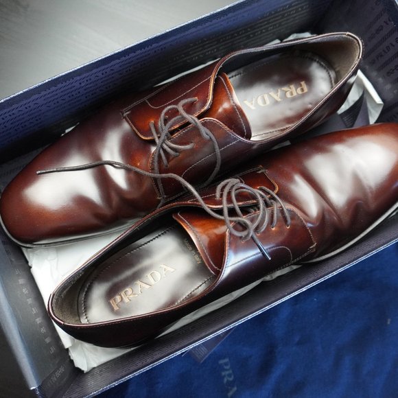 PRADA Men\'s Oxford Shoes \